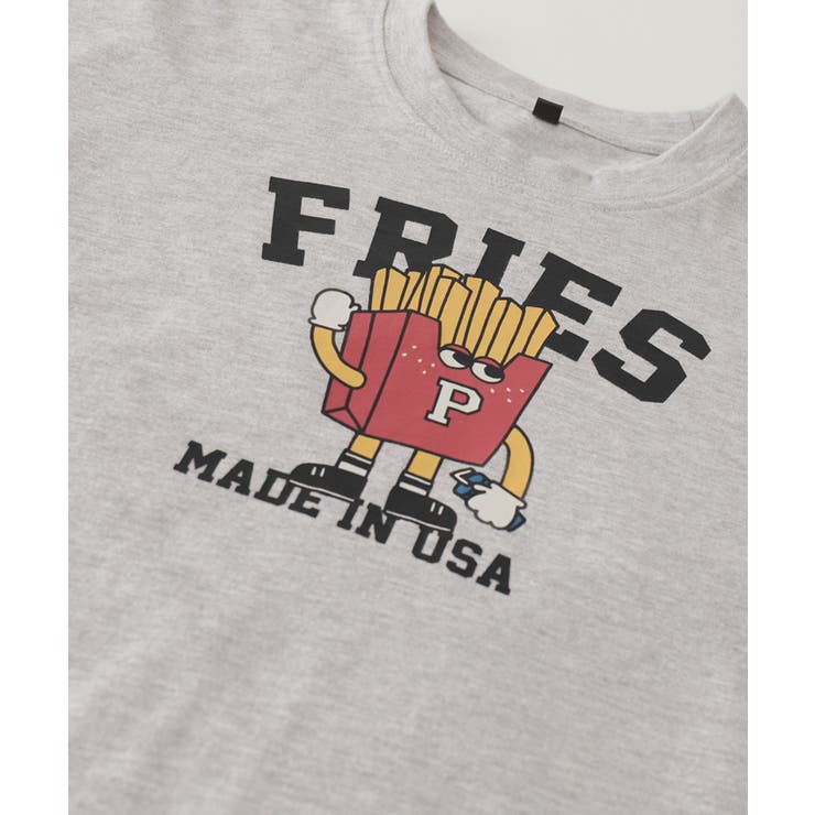 イラストプリント長袖Tシャツ | coca | 詳細画像17 