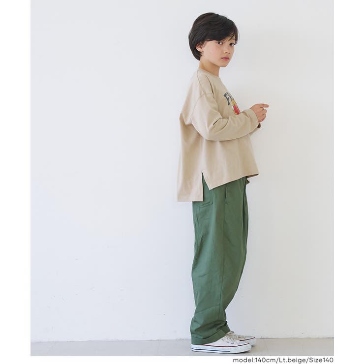 イラストプリント長袖Tシャツ | coca | 詳細画像6 