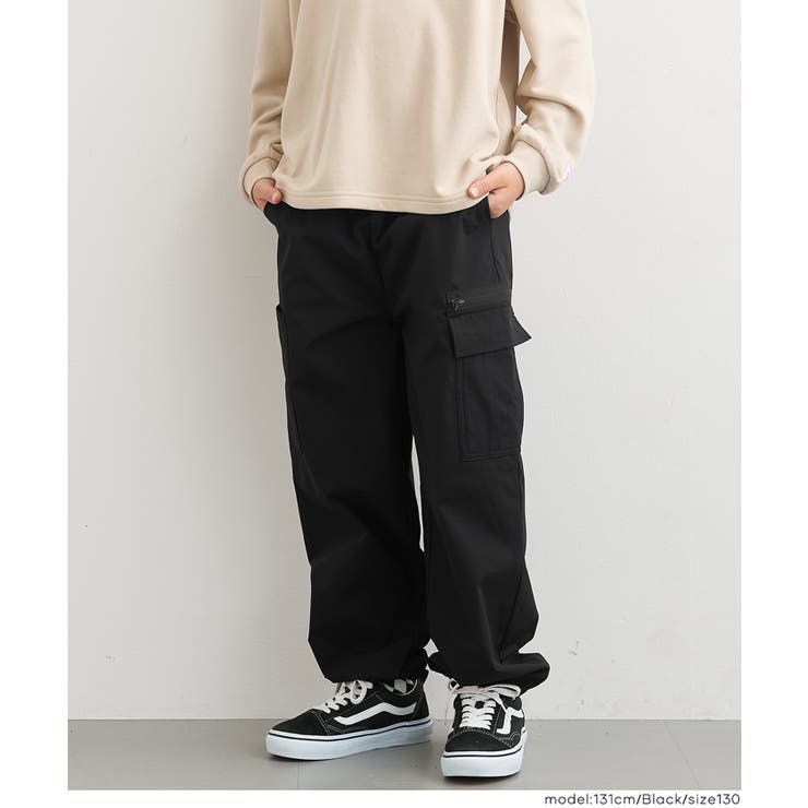 【DAILY WARM】裏微起毛ファスナージョガーパンツ | coca | 詳細画像5 