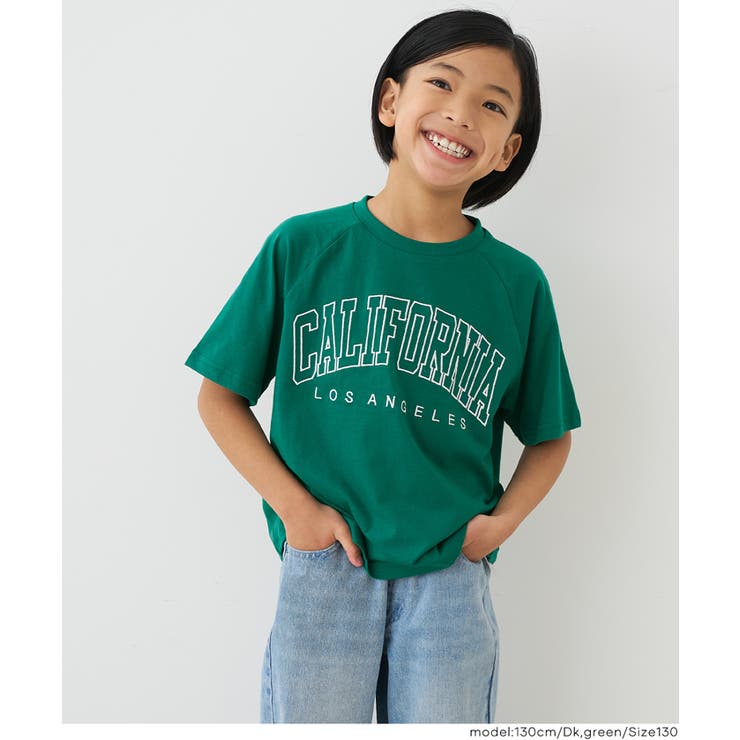 カレッジ刺繍Tシャツ | coca | 詳細画像3 