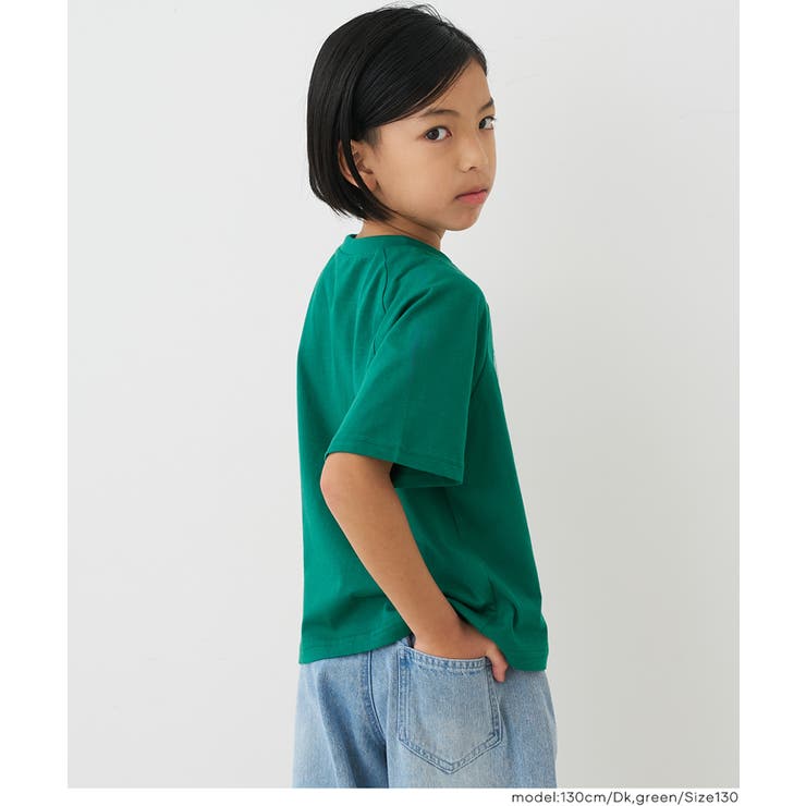 カレッジ刺繍Tシャツ | coca | 詳細画像5 