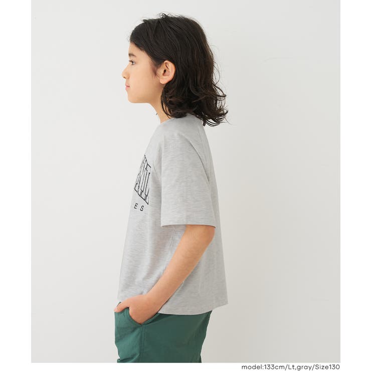 カレッジ刺繍Tシャツ | coca | 詳細画像10 
