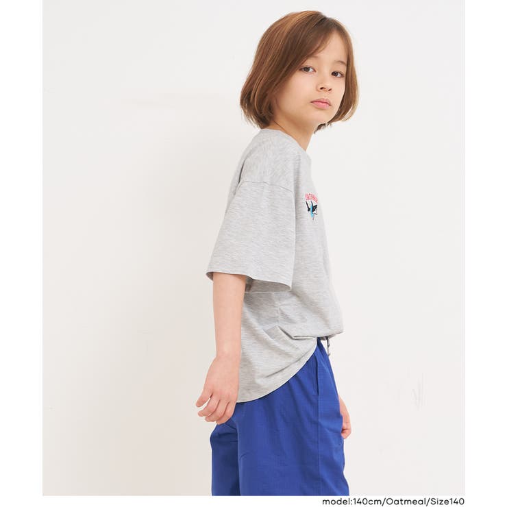 サメ刺繍オーバーサイズTシャツ | coca | 詳細画像13 