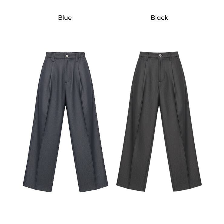 デニム風素材で品よくはける、デニムライクワイドパンツ | coca | 詳細画像20 