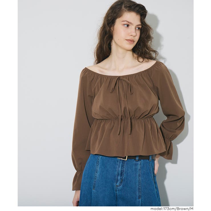 DOLCE&GABBANA カメリア コットンポプリン オフショルダーブラウス 2WAY】オフショルダーブラウス[品番：PA000017510]｜coca（コカ