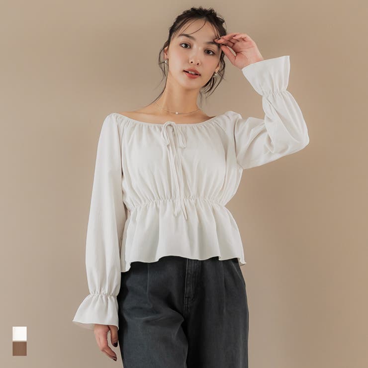 2WAY】オフショルダーブラウス[品番：PA000017510]｜coca（コカ）の