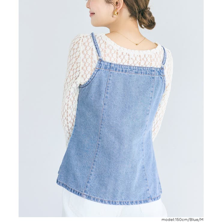 デニムキャミソールビスチェ | coca | 詳細画像11 