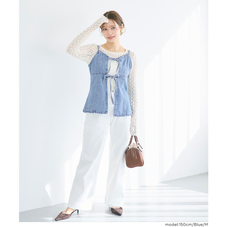 デニムキャミソールビスチェ | coca | 詳細画像12 