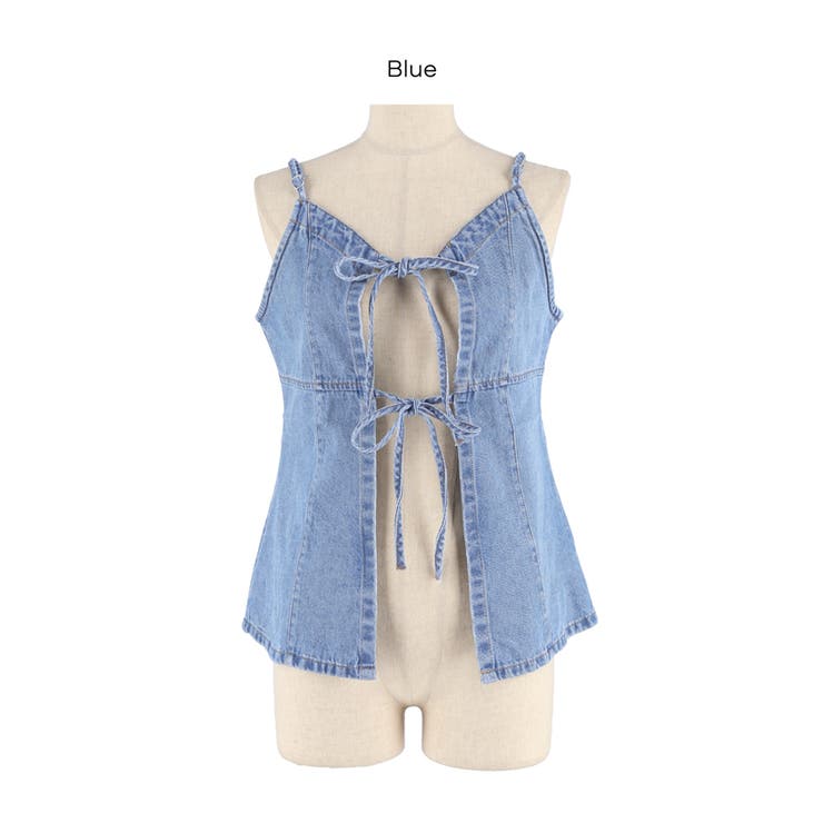 デニムキャミソールビスチェ | coca | 詳細画像15 