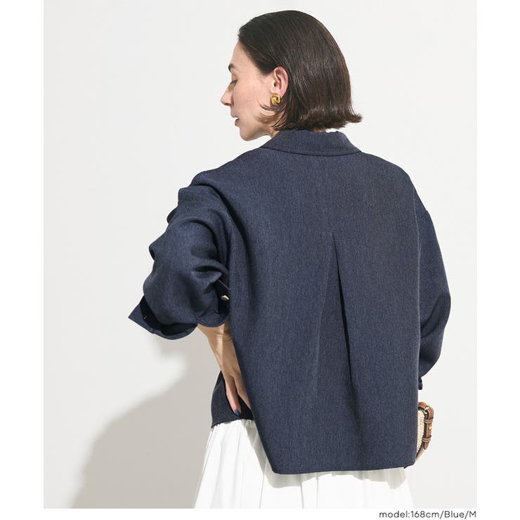 デニムライクシャツ レディース | coca | 詳細画像12 