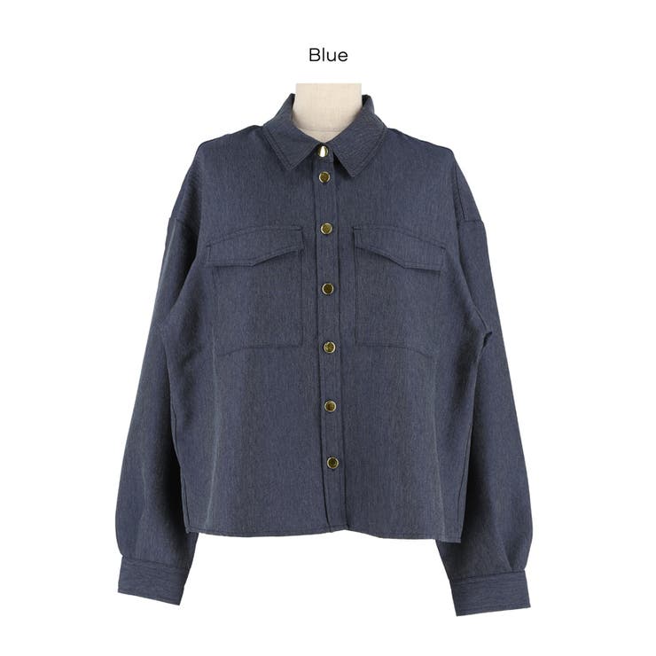 デニムライクシャツ レディース | coca | 詳細画像16 