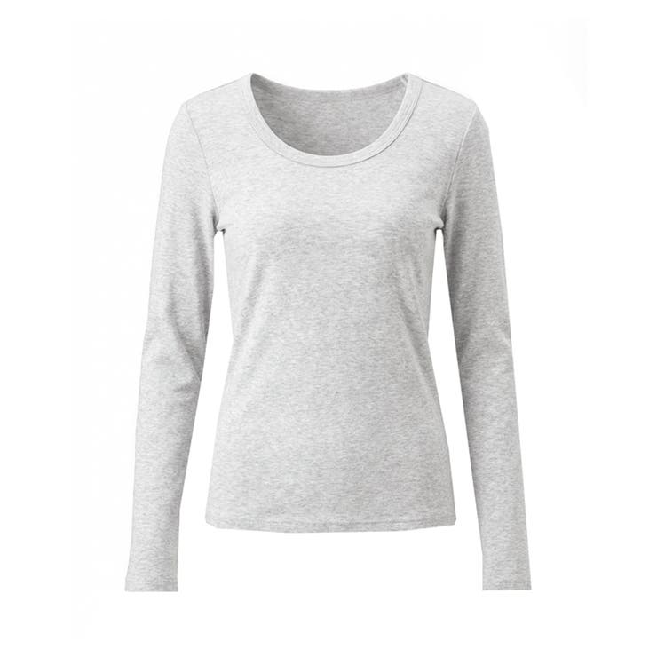 テレコリブUネックTシャツ | coca | 詳細画像3 