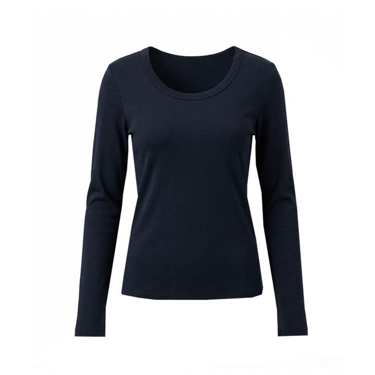 テレコリブUネックTシャツ | coca | 詳細画像4 