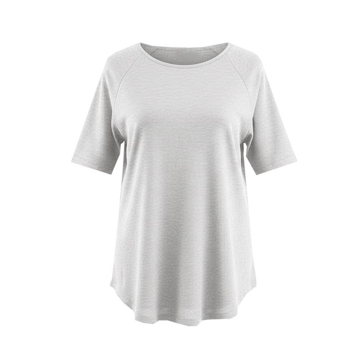 リブラグラン半袖Tシャツ | coca | 詳細画像3 