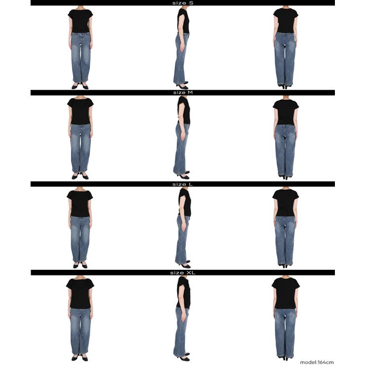 リブワイドネックTシャツ | coca | 詳細画像16 