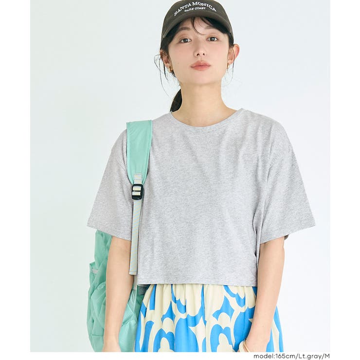 クロップドワイドTシャツ | coca | 詳細画像11 