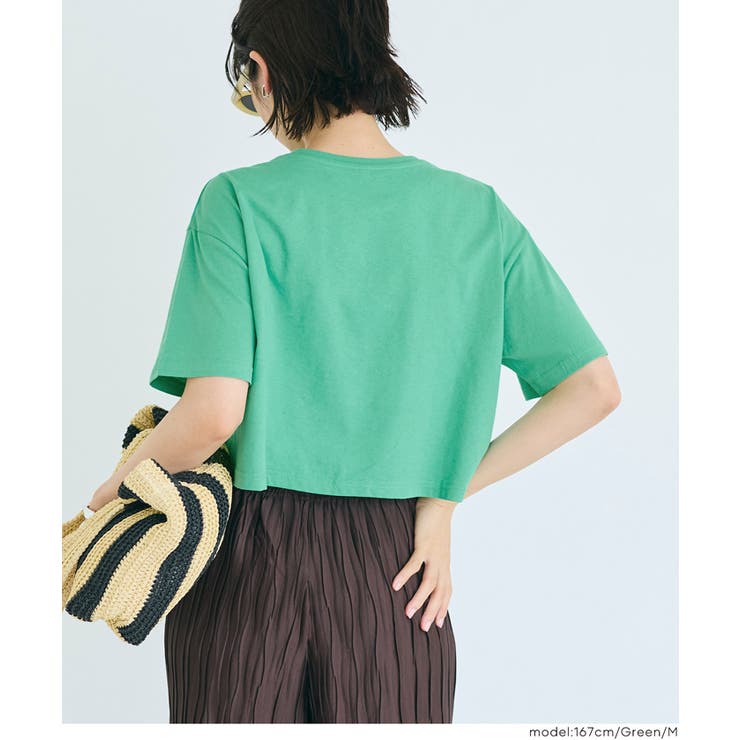 クロップドワイドTシャツ | coca | 詳細画像20 