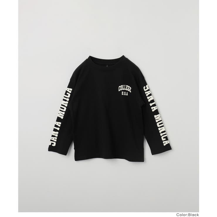 袖プリント長袖Tシャツ | coca | 詳細画像14 