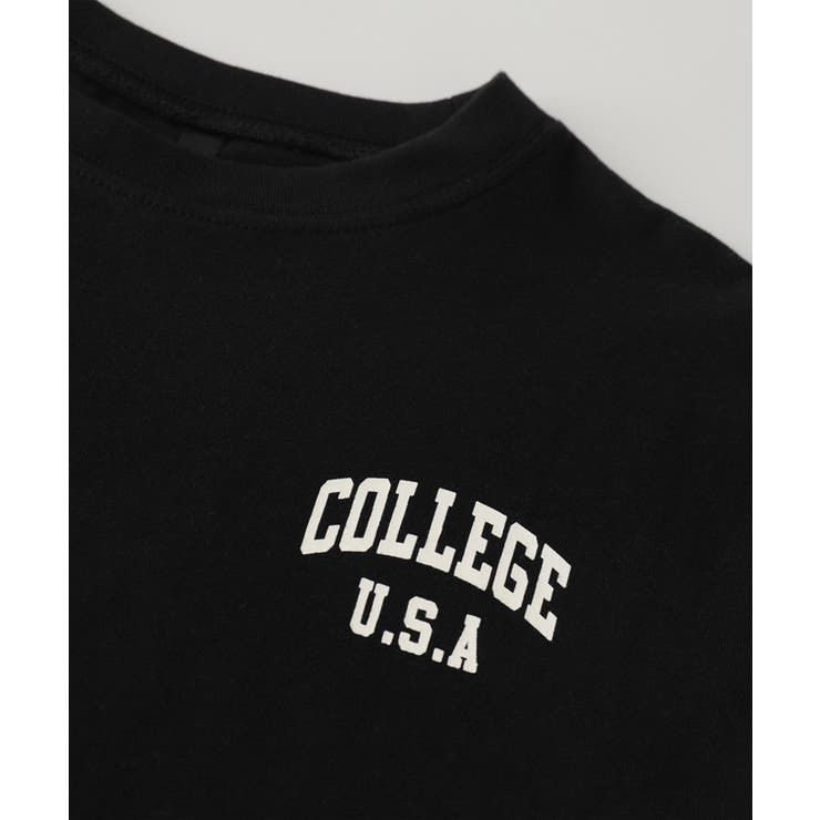 袖プリント長袖Tシャツ | coca | 詳細画像15 