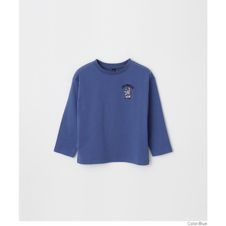 ワンポイント刺繍長袖Tシャツ キッズ | coca | 詳細画像14 