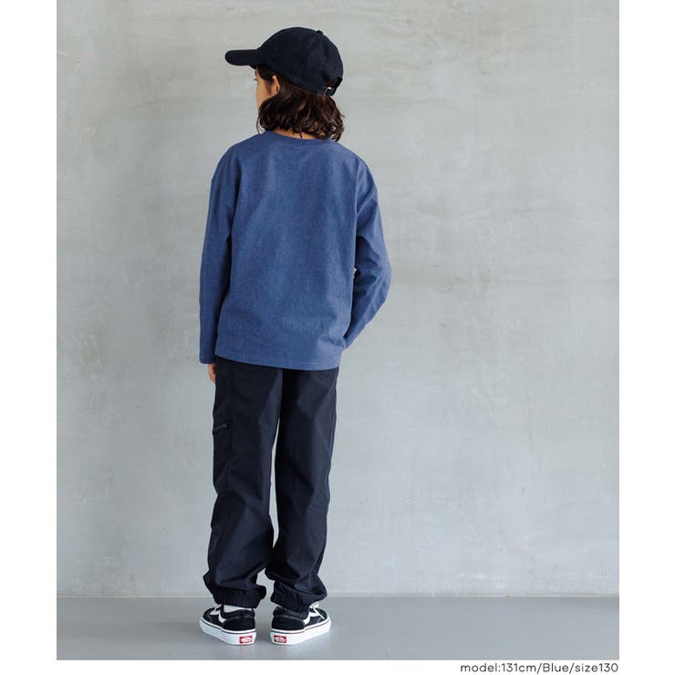 ワンポイント刺繍長袖Tシャツ キッズ | coca | 詳細画像9 