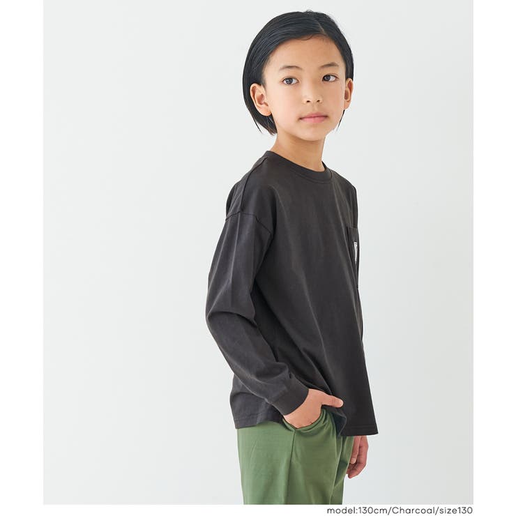 ネームポケット長袖Tシャツ キッズ | coca | 詳細画像5 
