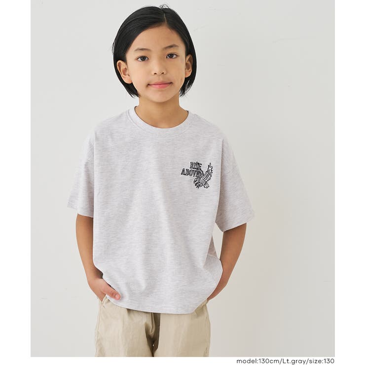 ワンポイント刺繍半袖Tシャツ キッズ | coca | 詳細画像3 