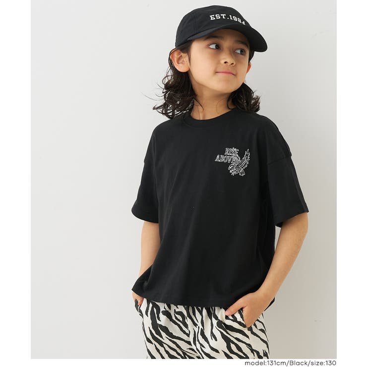 ワンポイント刺繍半袖Tシャツ キッズ | coca | 詳細画像10 