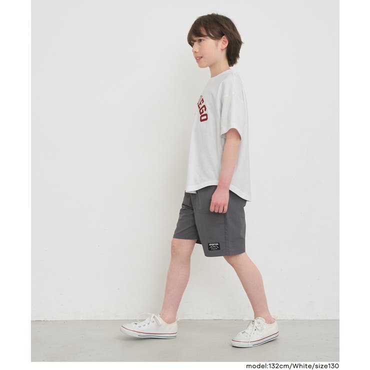 ラウンドテールカットプリント半袖Tシャツ | coca | 詳細画像6 