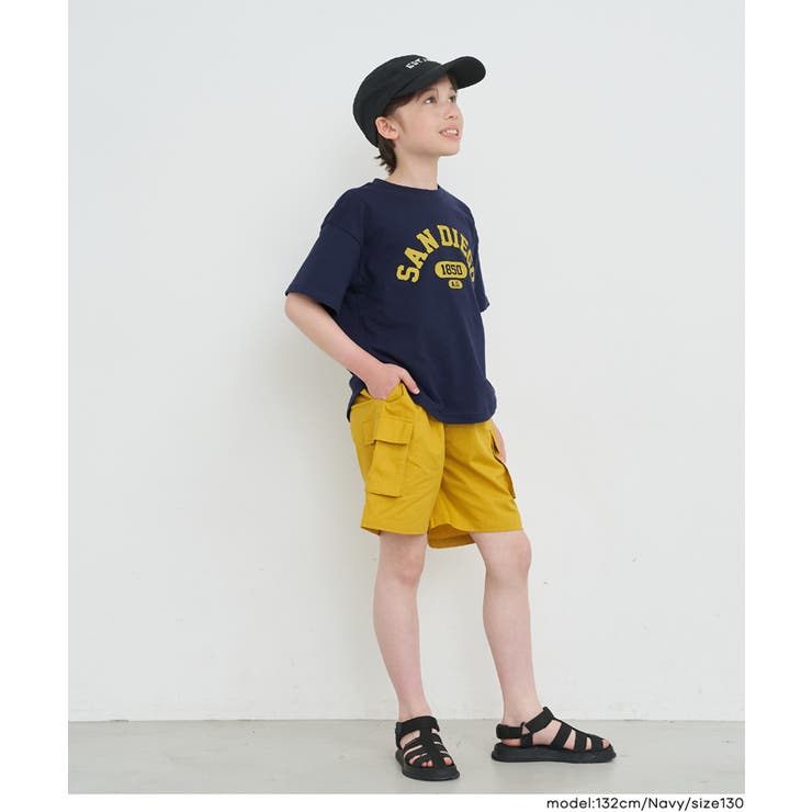 ラウンドテールカットプリント半袖Tシャツ | coca | 詳細画像7 