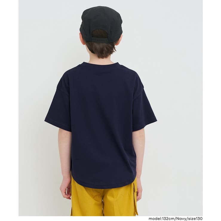 ラウンドテールカットプリント半袖Tシャツ | coca | 詳細画像8 