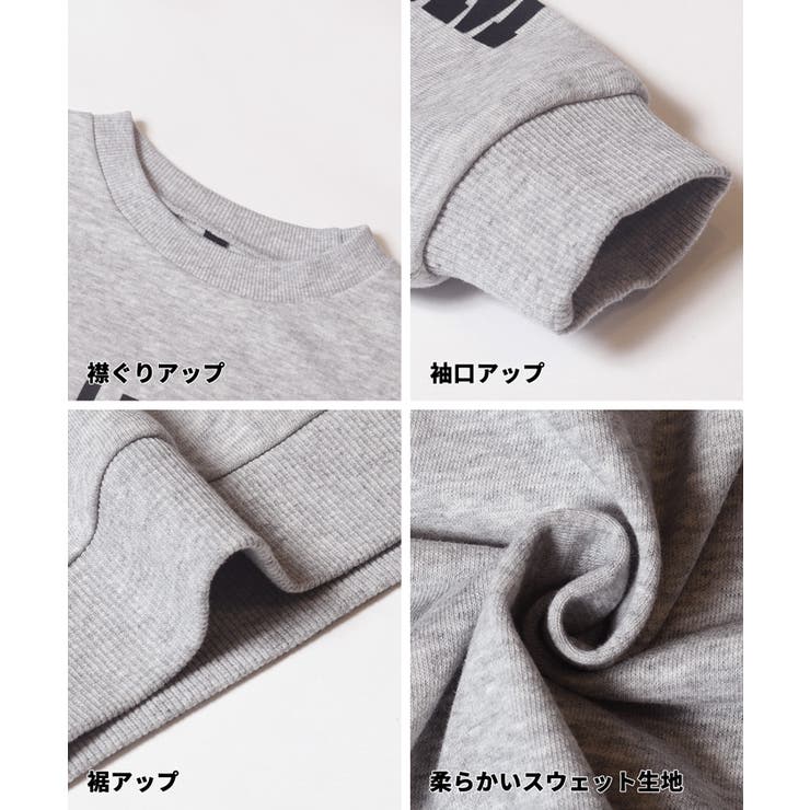 ロゴプリントスウェットトップス | coca | 詳細画像12 