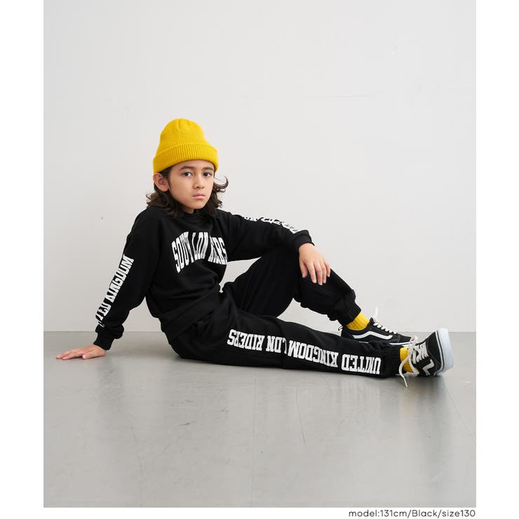 ロゴラインスウェットジョガーパンツ キッズ | coca | 詳細画像13 