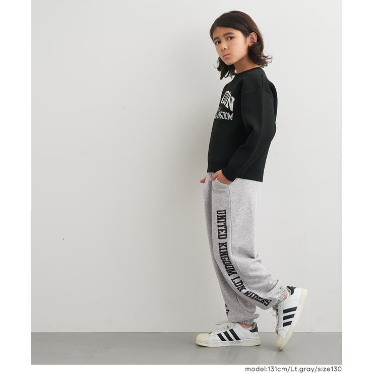 ロゴラインスウェットジョガーパンツ キッズ | coca | 詳細画像3 