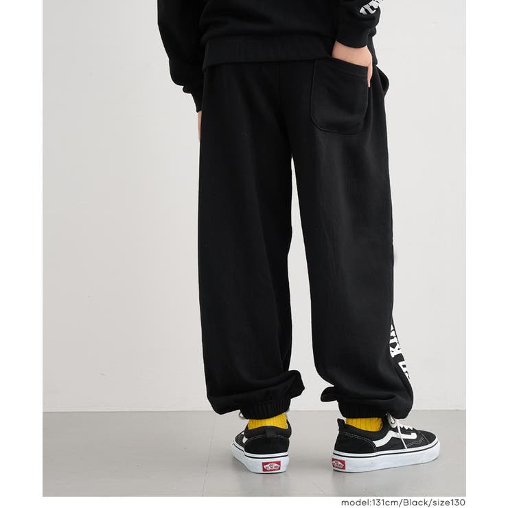 ロゴラインスウェットジョガーパンツ キッズ | coca | 詳細画像10 