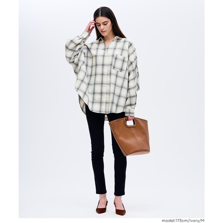 ドルマンスリーブチェックシャツ | coca | 詳細画像11 