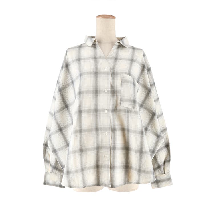 ドルマンスリーブチェックシャツ | coca | 詳細画像2 