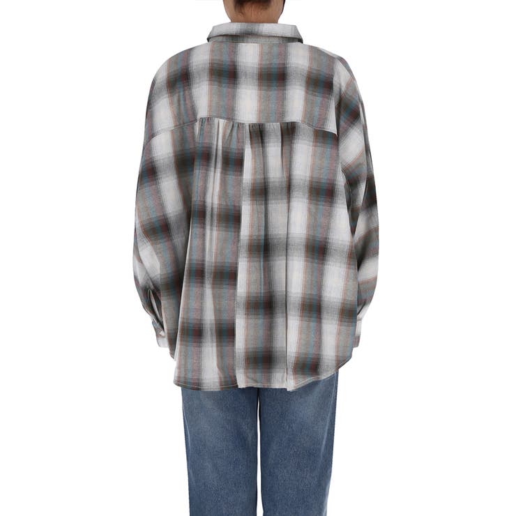 ドルマンスリーブチェックシャツ | coca | 詳細画像6 