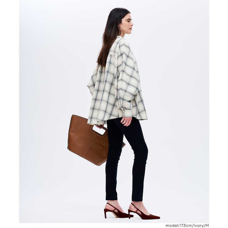 ドルマンスリーブチェックシャツ | coca | 詳細画像10 