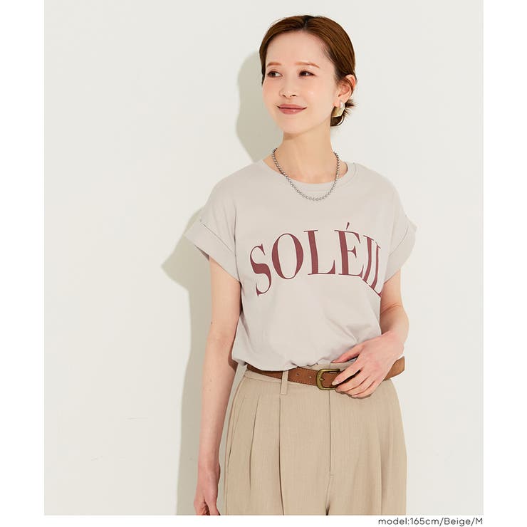 フレンチスリーブプリントTシャツ | coca | 詳細画像14 