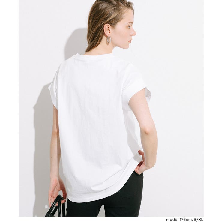 フレンチスリーブプリントTシャツ | coca | 詳細画像19 