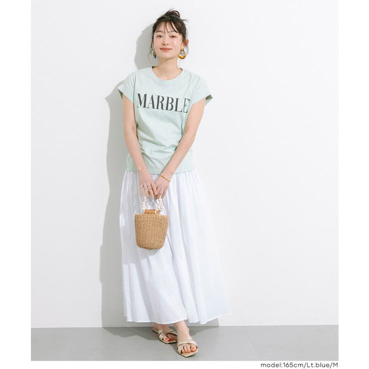 フレンチスリーブプリントTシャツ | coca | 詳細画像22 