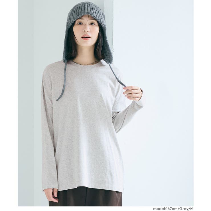 コットンロングTシャツ レディース | coca | 詳細画像13 