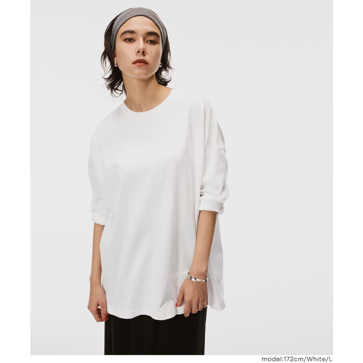 [White] | コットンロングTシャツ レディース | coca