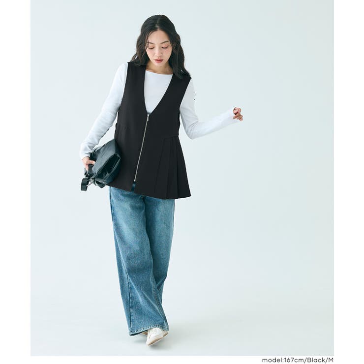 【セレモニー】タックペプラムベスト | coca | 詳細画像14 