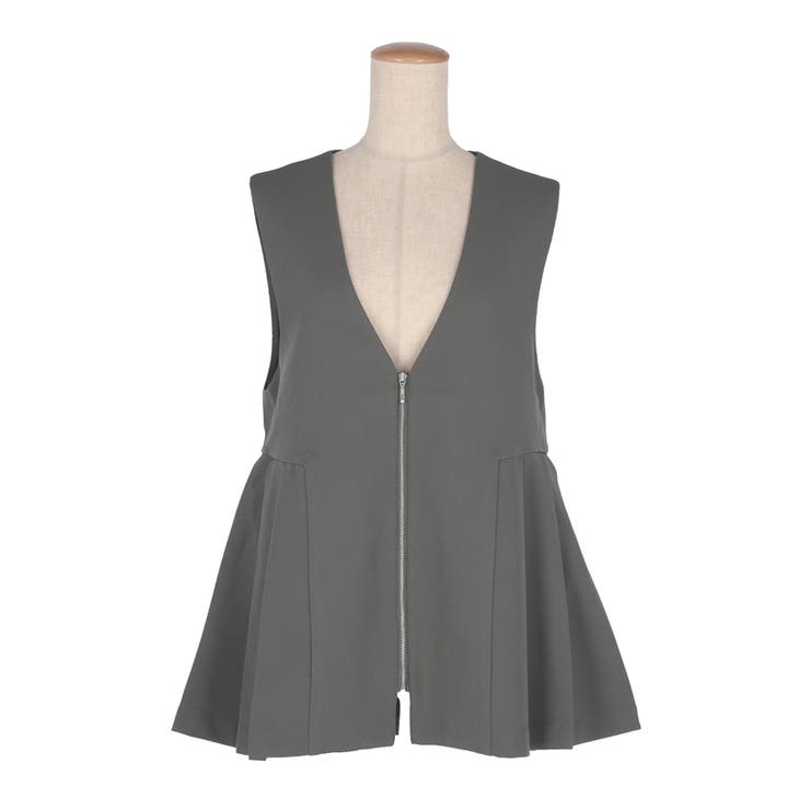 【セレモニー】タックペプラムベスト | coca | 詳細画像2 