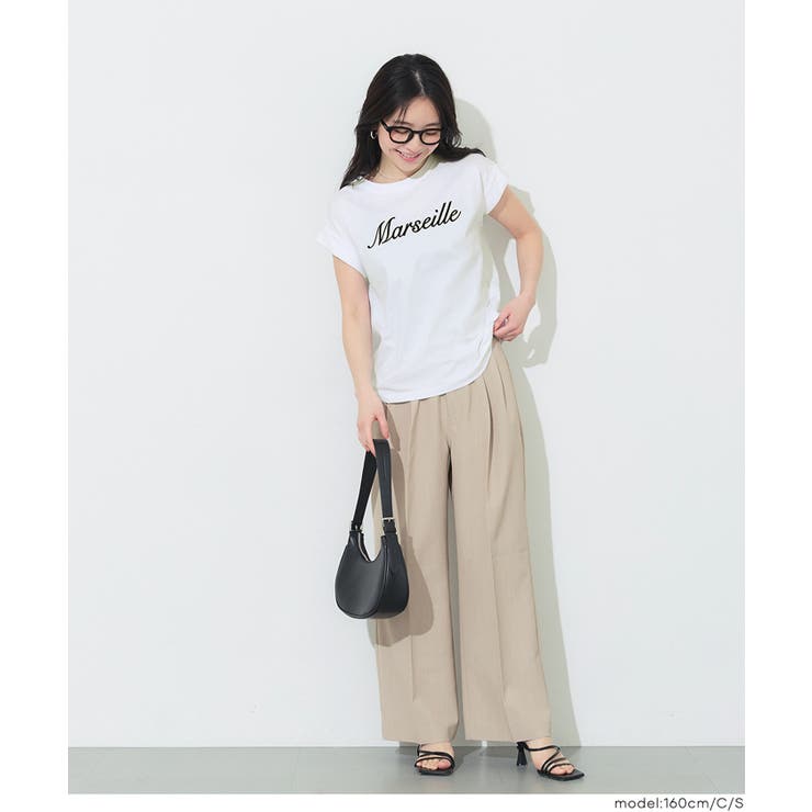 フレンチスリーブ刺繍Tシャツ | coca | 詳細画像11 