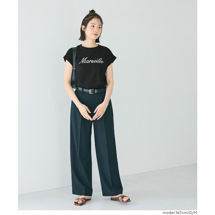 フレンチスリーブ刺繍Tシャツ | coca | 詳細画像14 