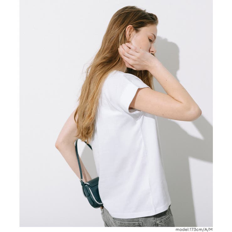 フレンチスリーブ刺繍Tシャツ | coca | 詳細画像21 