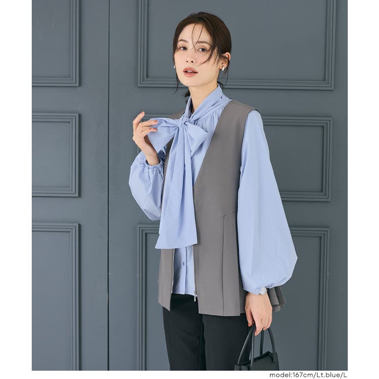 【セレモニー】ボウタイブラウス | coca | 詳細画像17 